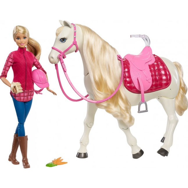 Набор Barbie наездница и танцующая лошадка