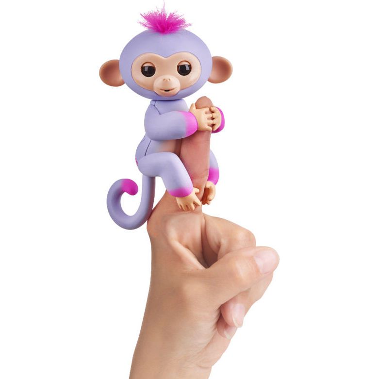 Інтерактивна Двобарвна Мавпочка Фиолетово-Рожева Сінді