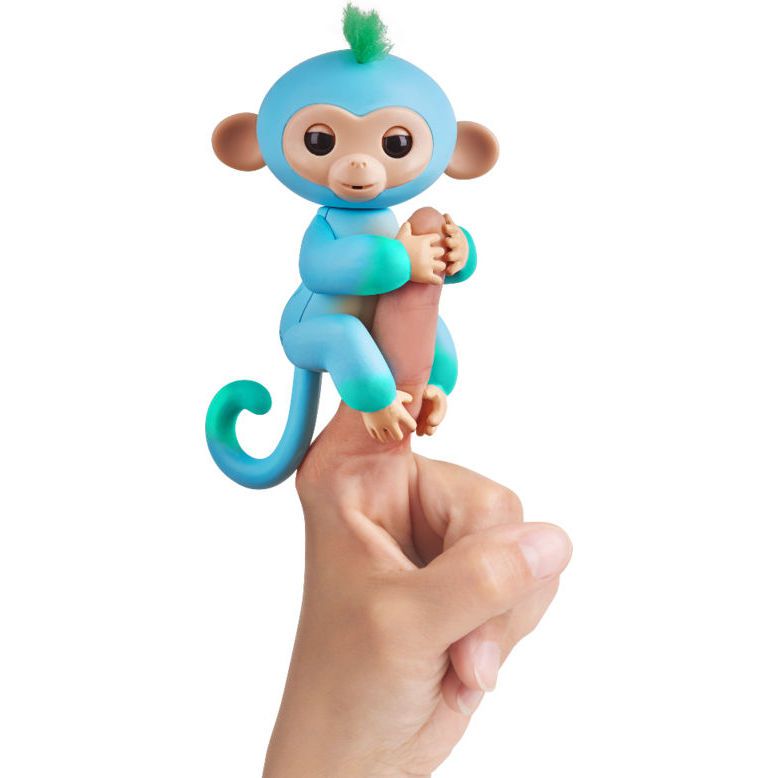 Інтерактивна Двобарвна Мавпочка Голубо-Зелений Чарлі