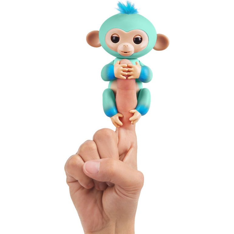 Інтерактивна Двобарвна Мавпочка Зелено-Синій Едді