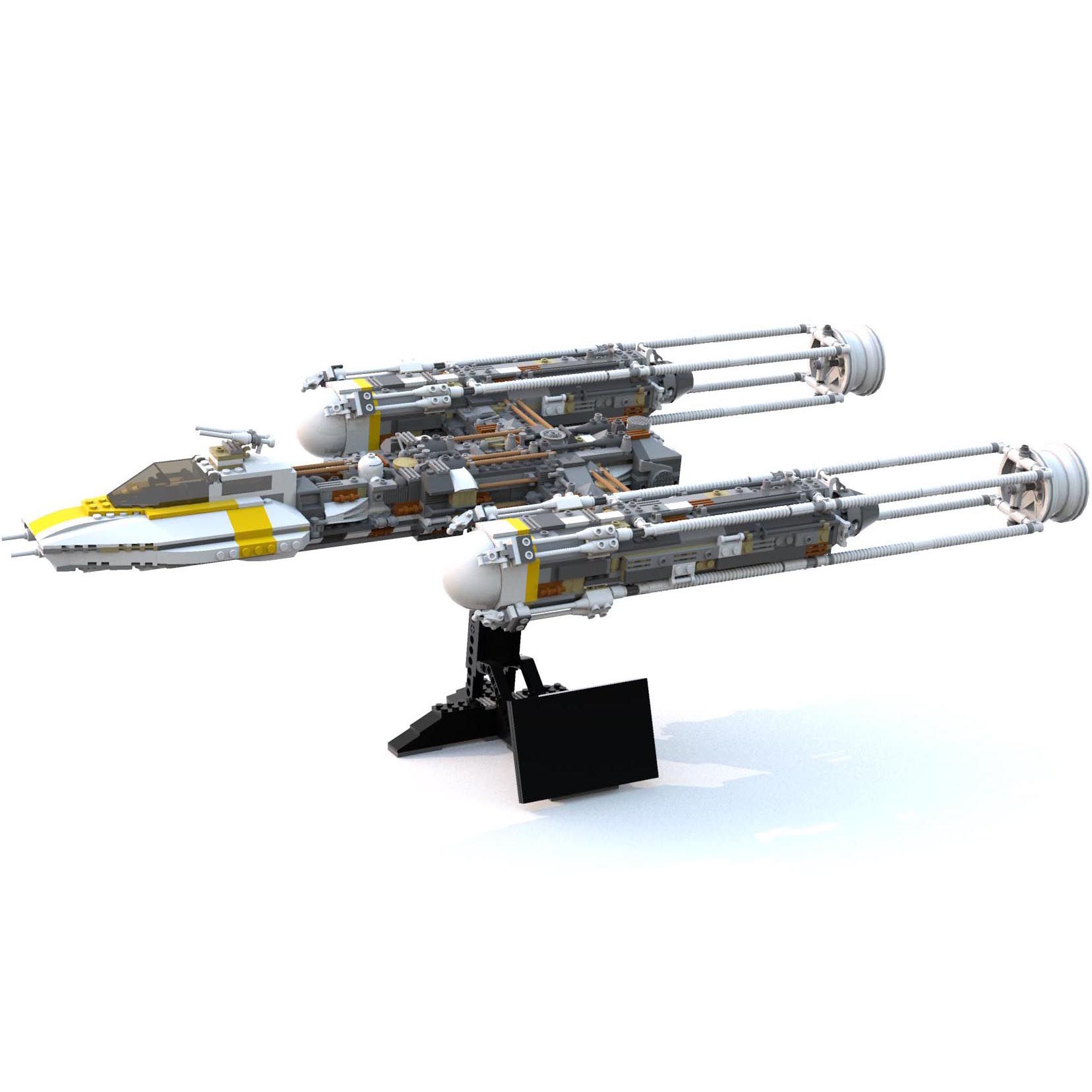 Y-крылый звездный истребитель (1550 деталей) Аналог Star Wars